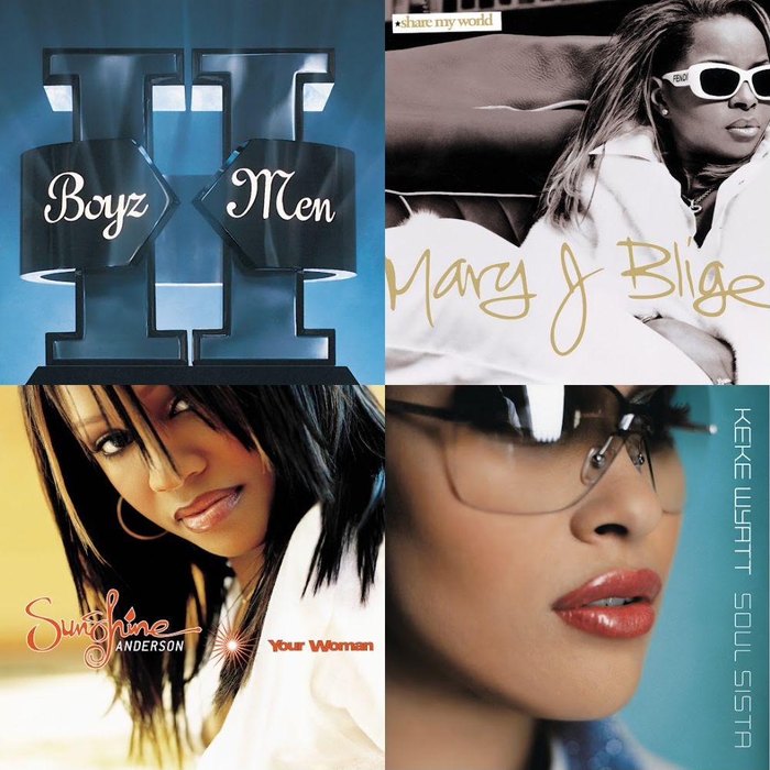 Old R&B playlist cover